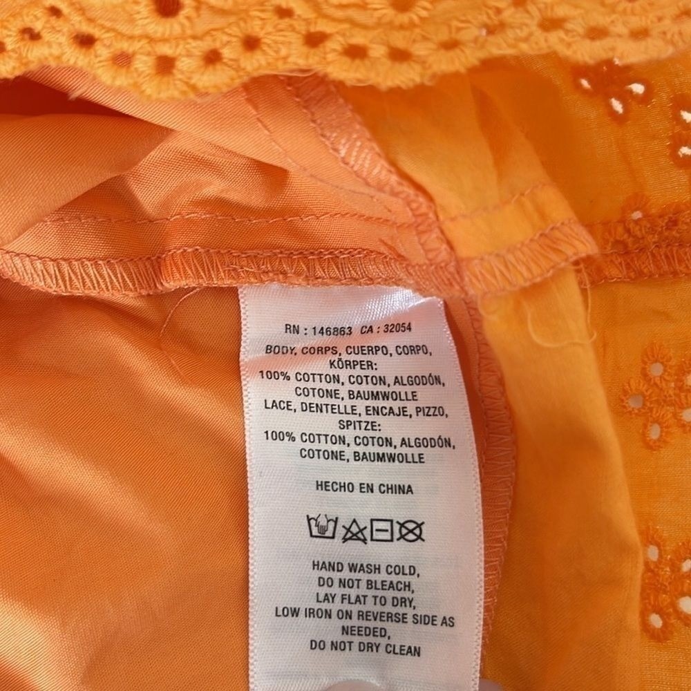 Anthropologie Cotton Eyelet‎ Tank size Medium - Picture 5 of 6